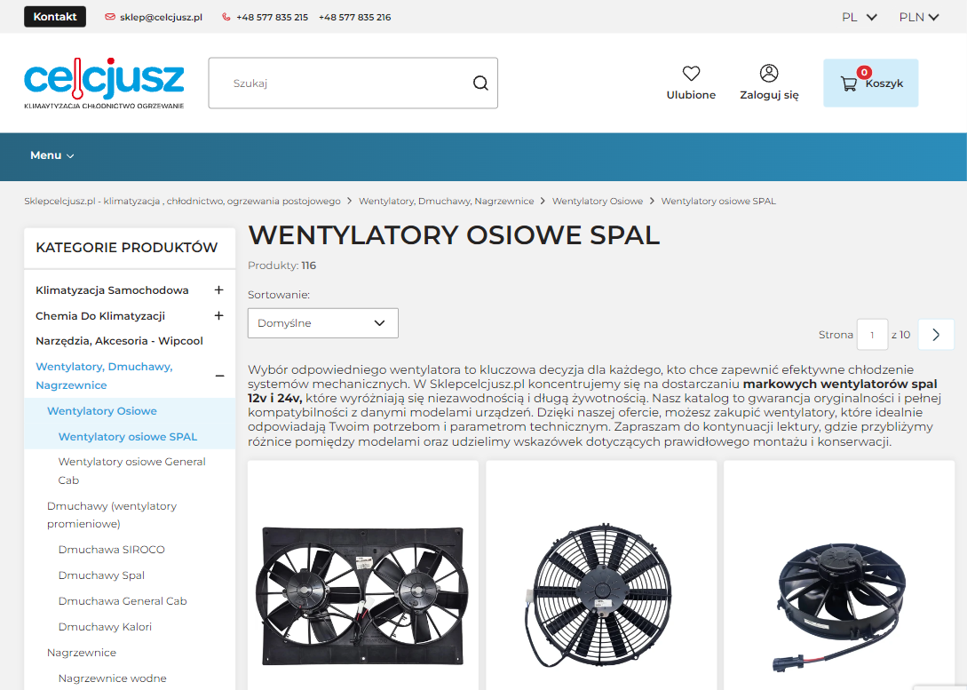 Wentylatory SPAL